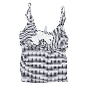 Tommy Bahama Island Cay Textured Over-the-Shoulder Swimwear Tankini Swim Top NWT